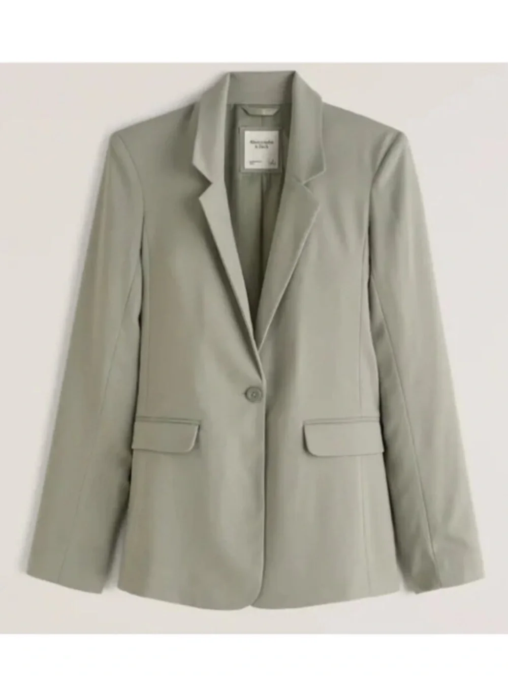 Abercrombie & Fitch Women's Sage Green Blazer - Picture 1 of 3
